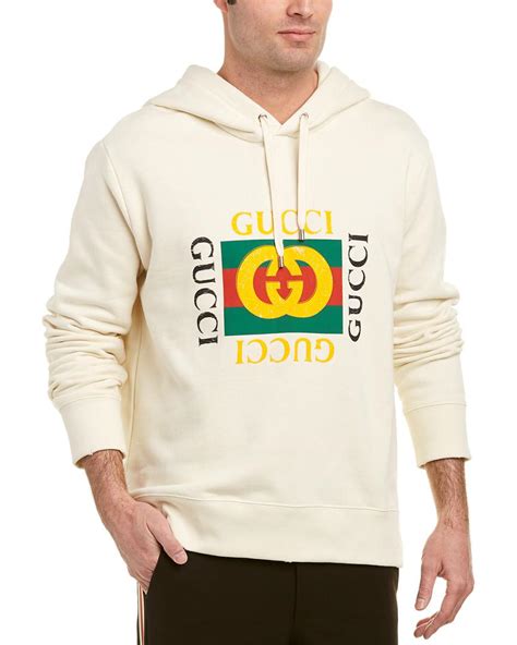 gucci white hoodies|gucci oversized hoodie.